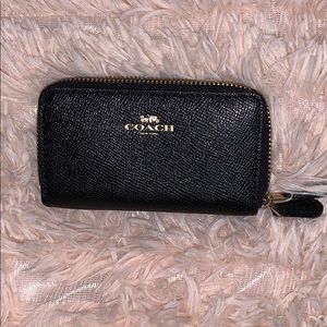 Black Coach Mini Wallet